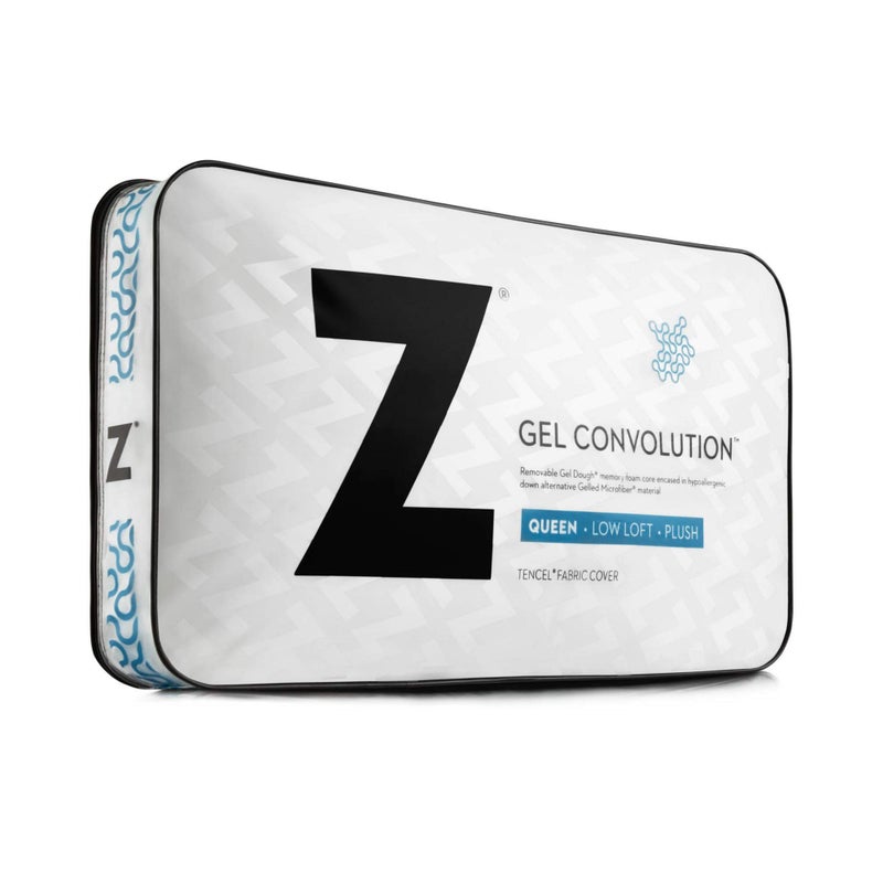MALOUF Z CONVOLUTION Pillow - Gel Infused DOUGH Memory Foam Core with GELLED MICROFIBER Fill - 3 Levels of Support - Standard - High Loft - Image 5